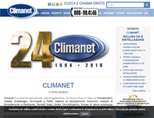Tablet Screenshot of climanetonline.it